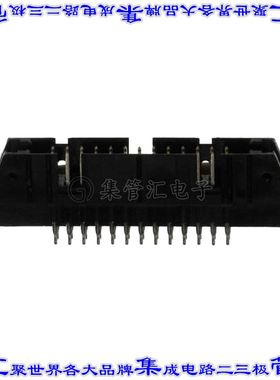 1658694-2 针座连接器26POS接头2排2.54mm公形插针通孔直针镀金