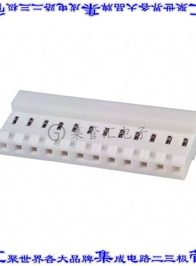 4-640429-2 矩形连接器12POS插座3.96mm母插口白色IDC锡自由悬挂