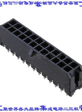 430452428 0430452428针座连接器24POS接头2排3mm公形插针通孔直