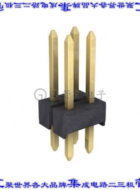 M20-9980245 针座连接器4POS可切割2排2.54mm公形插针通孔直针镀