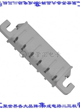 640583-3 针座连接器6POS接头6.35mm公形插针通孔直角镀金