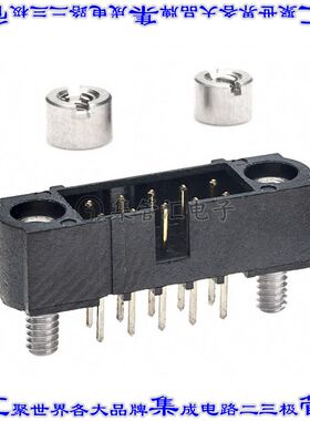 M80-5101042 针座连接器10POS接头2排2mm公形插针通孔直针镀金