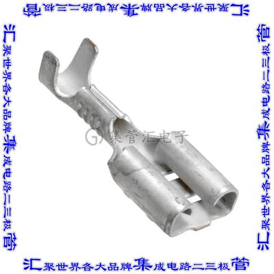 5-160506-8 快速连接器端子母头6.35mm压接15.5-20AWG