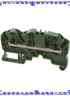 1SNK705068R0000 端子块连接器3POS馈通式5.2mm绿色12-26AWG