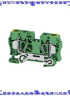 1745250000 端子块连接器2POS接地地面12.1mm绿色黄色4-14AWG