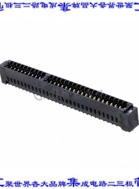 MEC2-30-01-L-DV-WT 卡边缘连接器60POS母头2排2mm黑色镀金