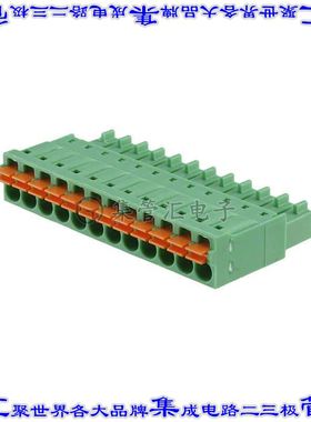 1952364 端子块连接器12POS插头母插口3.5mm绿色自由悬挂