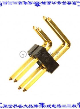 68021-104HLF 针座连接器4POS接头2排2.54mm公形插针通孔直角镀金