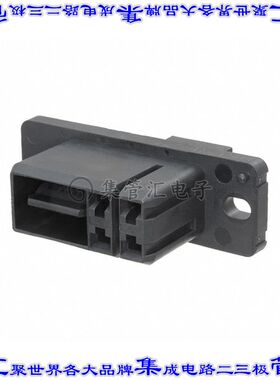 1-292240-2 背板连接器16POS插座2排面板安装黑色