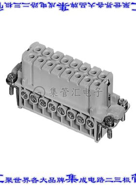 C14610B0160024 连接器16+接地插件母头螺钉