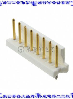 3-641209-8 针座连接器8POS接头3.96mm公形插针通孔直针镀金