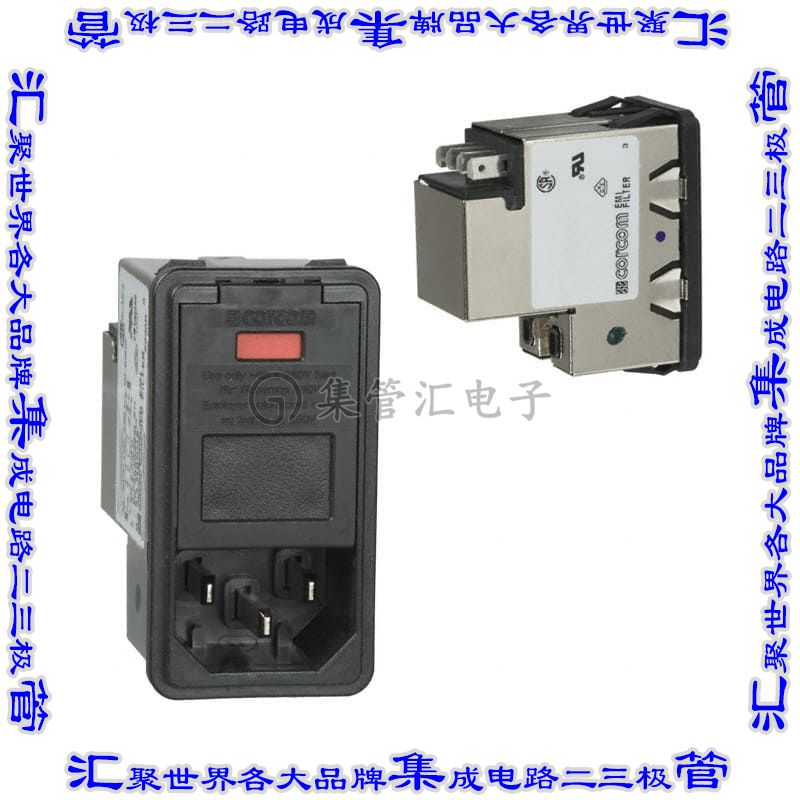 PS000SS3B 连接器接插件PWR ENT MOD RCPT IEC320-C14 PNL