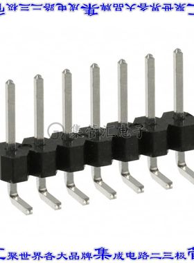 PEC07SBAN 针座连接器7POS分离式2.54mm公形插针通孔直角锡