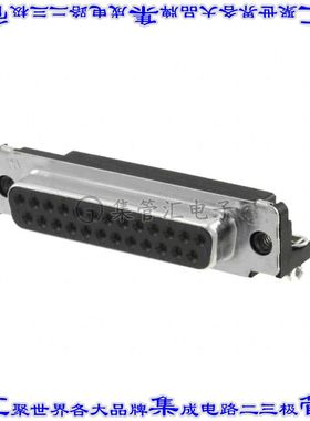 788800-1 连接器25POS插座母插口2排D-Sub通孔直角