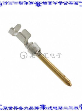 166053-1 连接器触点触头公形引脚20-24AWG压接镀金