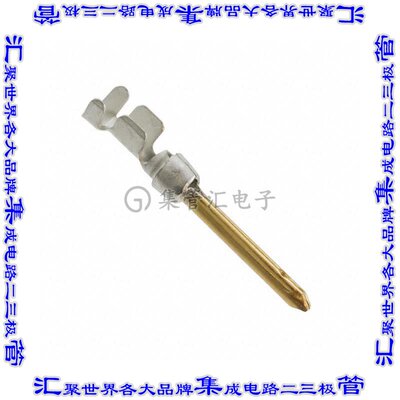 5-166053-1 连接器触点触头公形引脚20-24AWG压接镀金