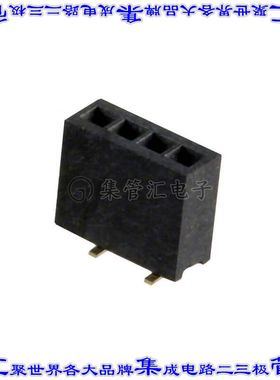 LPPB041NFSC-RC 针座连接器4POS插座1.27mm母形插口表贴SMD镀金
