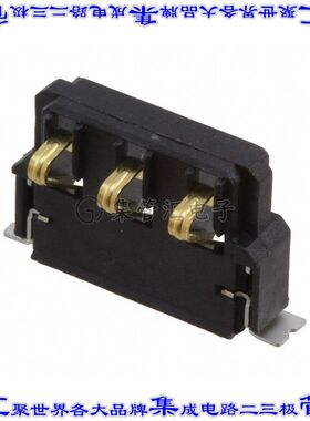 1827928-1 弹簧式连接器3POS电池触点3.2mm表面贴装直角镀金