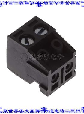 TT0201000000G 端子块连接器2POS无罩接头的插头5mm黑色自由悬挂