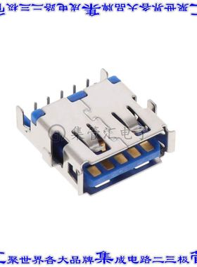 GSB311R371C1HR 连接器USB-A插座9POS USB 3.0通孔直角