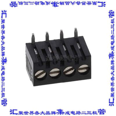 2383942-4 线对板连接器4POS接线端子3.5mm表面贴装水平带板