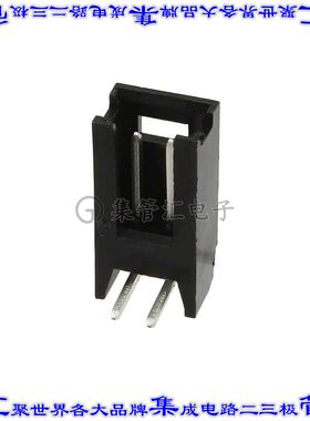 280377-1 针座连接器2POS接头2.54mm公形插针通孔直角锡