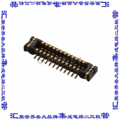 5024302410 板对板连接器24POS插头外罩触点2排0.4mm表贴SMD镀金