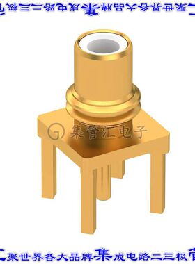 R112426000 同轴连接器SMC插座公插针焊接50欧姆通孔