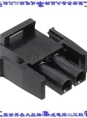 794814-1 矩形连接器外壳2POS插头黑色自由悬挂