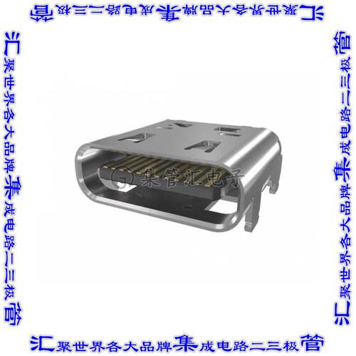 12402143E512A 连接器USB TYPE-C插座24POS USB 4.0 Gen 3表面贴