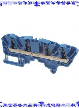 1SNK706022R0000 端子块连接器4POS馈通式6.0mm蓝色10-26AWG