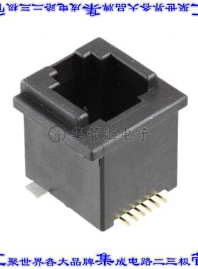 1-1734858-3 接插件连接器CONN MOD JACK 6P6C VERT UNSHLD