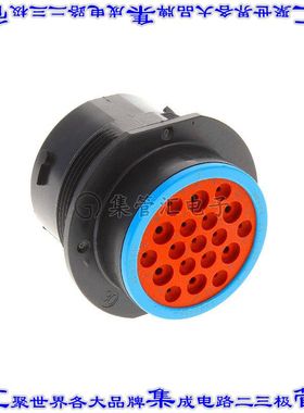 HDP24-24-19SE 圆形连接器19POS插座外壳用于母插口黑色面板安装