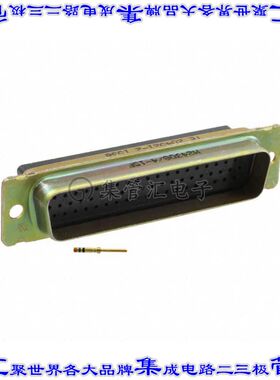 204521-2 连接器78POS插头公引脚4排D-Sub高密度面板安装
