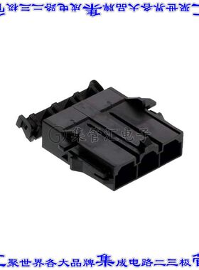 428180312 0428180312矩形连接器外壳3POS插头1mm公形引脚黑色面