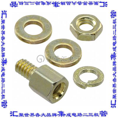 1040943 接插件连接器3/16 HEX X 3/16 TL X 4-40 THD