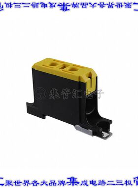 1086471 端子块连接器2POS馈通式19.2mm黄色1/0-6AWG