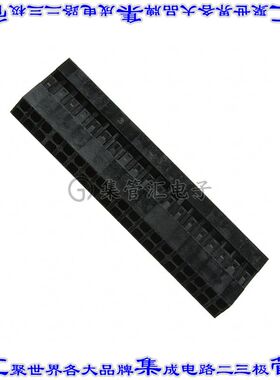 65043-018LF 矩形连接器外壳38POS插座2排2.54mm母形插口黑色自由