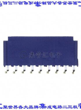 76382-309LF 针座连接器9POS接头2.54mm公形插针通孔直角镀金