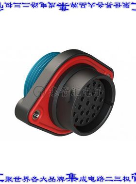 AHDP02-24-23SR-WTA 圆形连接器23POS插座外壳用于母插口黑色面板