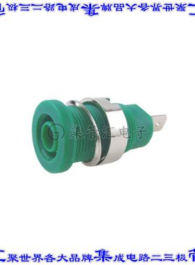 FCR73575G 接插件连接器4MM PANEL SKT S16N/4.8 GRN WNW