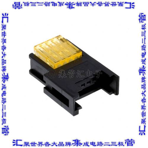 37304-B163-00E MB 矩形连接器4POS插座2mm母插口黑色IDC镀金自由