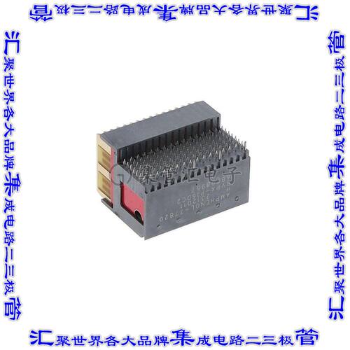 RVPX-P16DC2 背板连接器112POS插头公型片状插脚7排1.8mm通孔直角