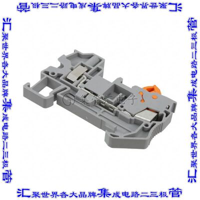 3206539 端子块连接器2POS馈通式6.2mm灰色14-20AWG