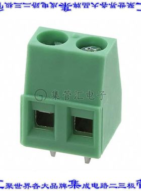 5442565 线对板连接器2POS接线端子5.08mm通孔水平带板