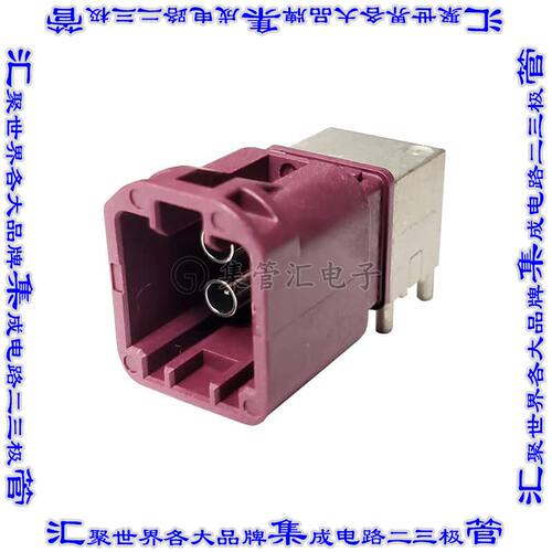MHSD-04D-BM-PRA-TR 同轴连接器插头公引脚焊接50欧姆通孔直角