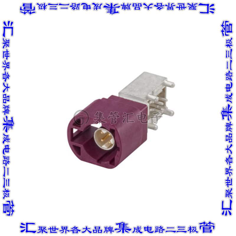 D4S20D-40MA5-D 同轴连接器插头公引脚焊接100欧姆通孔直角