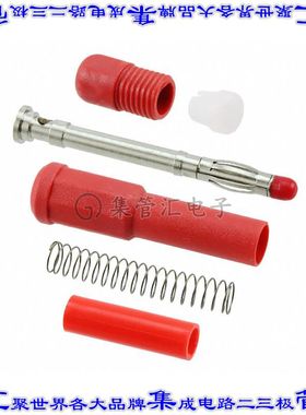 BU-P122505-2 接插件连接器CONN BANANA PLUG SOLDER RED