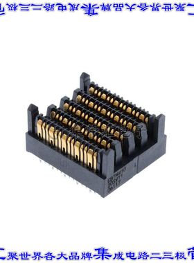 EBTM-4-10-2.0-S-VT-1 背板连接器80POS接头公型刀片通孔黑色