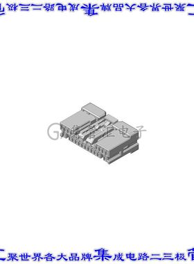 MX77D020SF1 矩形连接器外壳20POS插座2排母形插口黑色自由悬挂